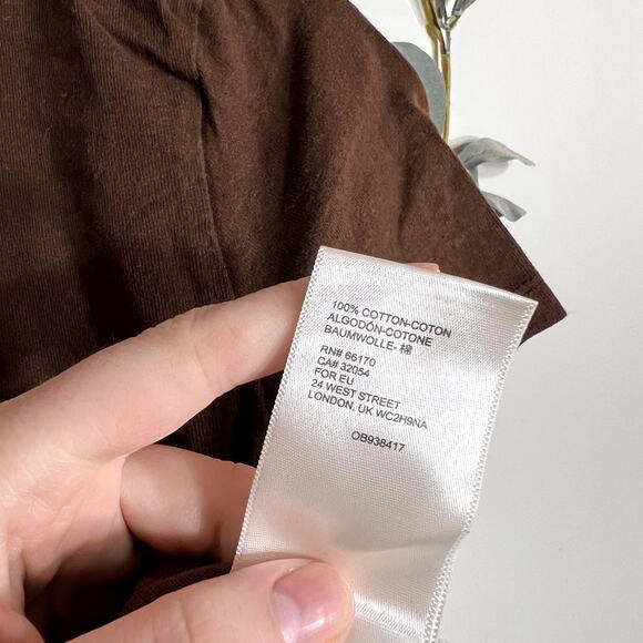 Urban Outfitters Brown Cropped Tee - Picture 3 of 4